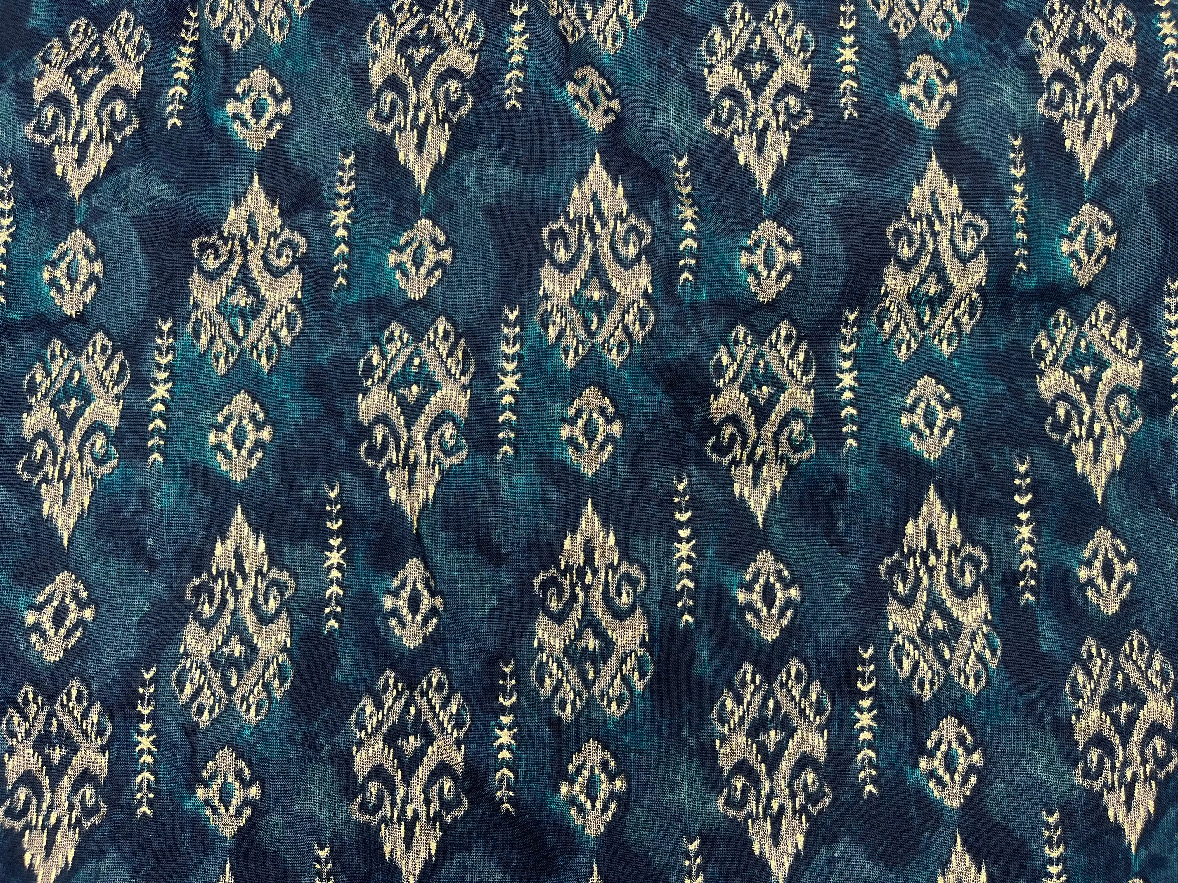 Poly Viscose Fabric - Ethnic Abstract