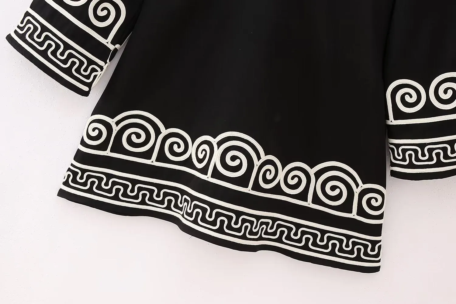 Pre Order:  Ethnic Embroidery Mini Dress