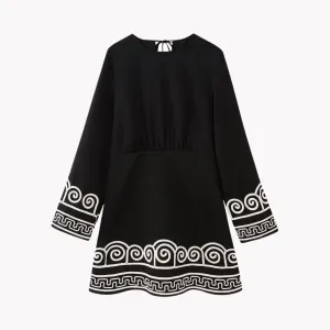 Pre Order:  Ethnic Embroidery Mini Dress