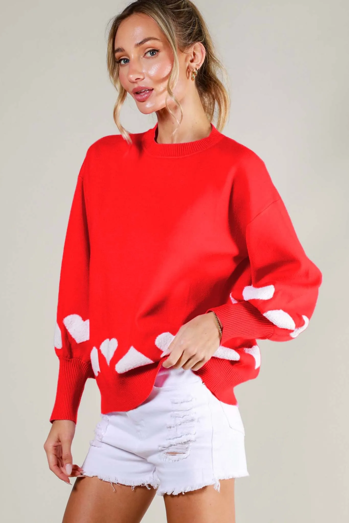 PRE-ORDER | NEW VALENTINE CLASSIC SWEATER (RED)