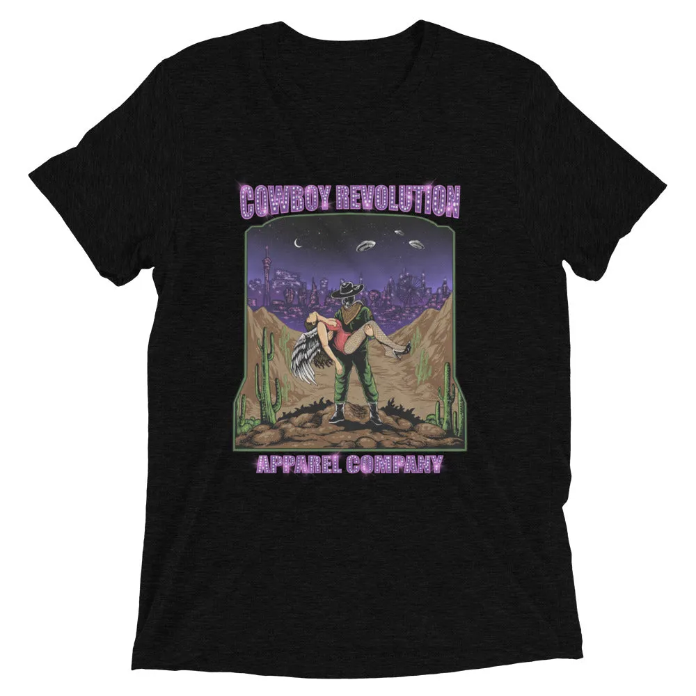 "Lost Vegas" COWBOY REVOLUTION SHORT SLEEVE TRI-BLEND TEE