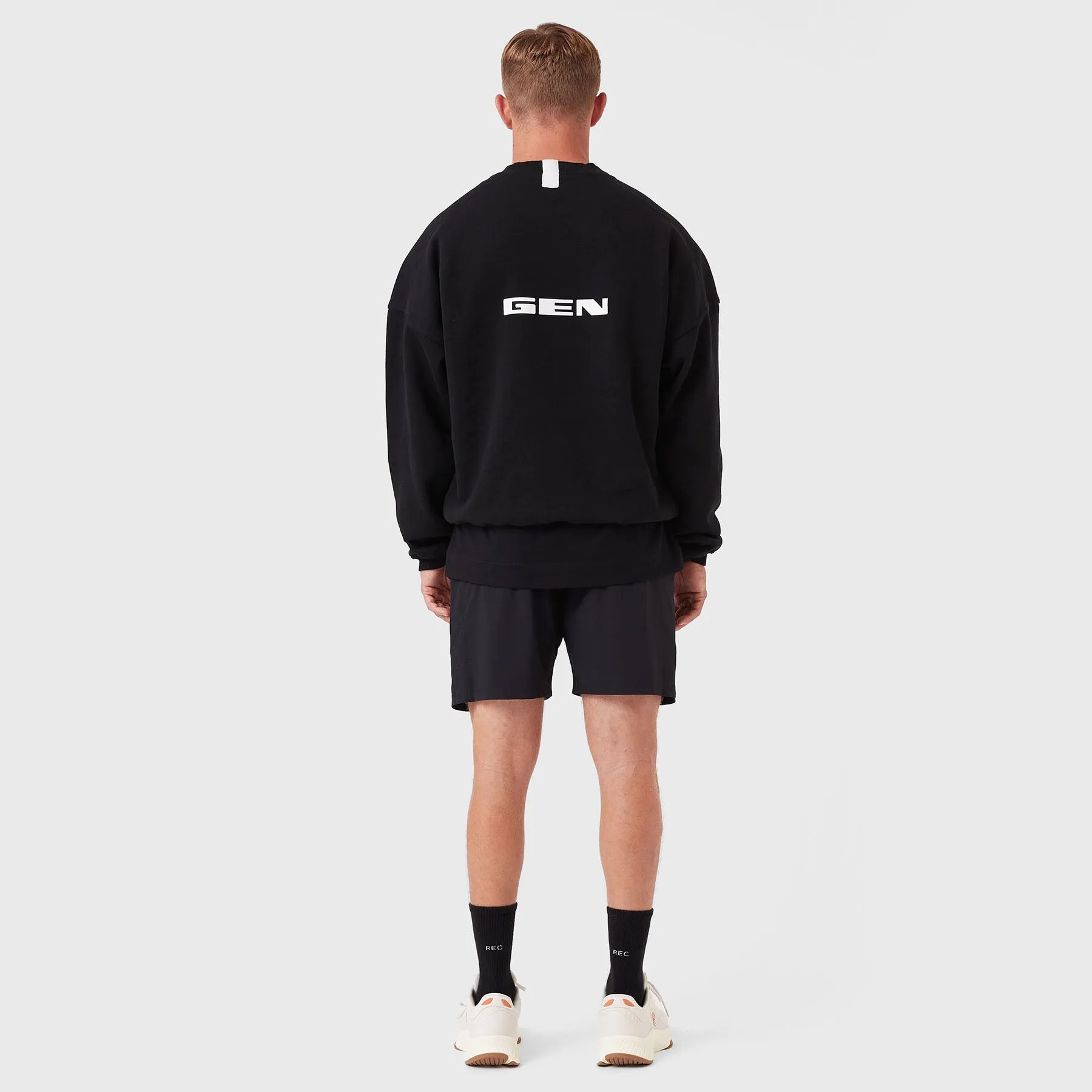 REC GEN - Mass Fleece Crew - Black