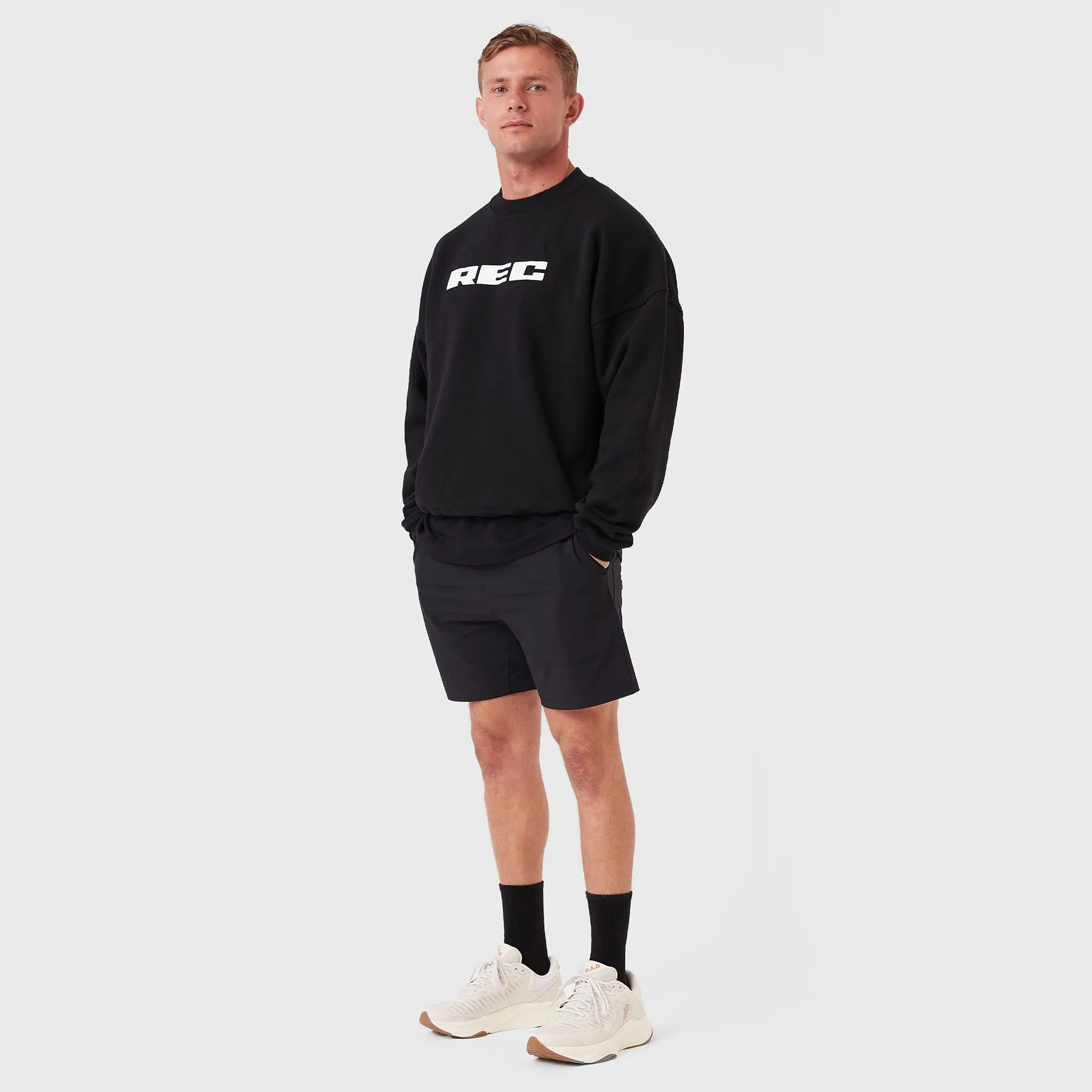 REC GEN - Mass Fleece Crew - Black