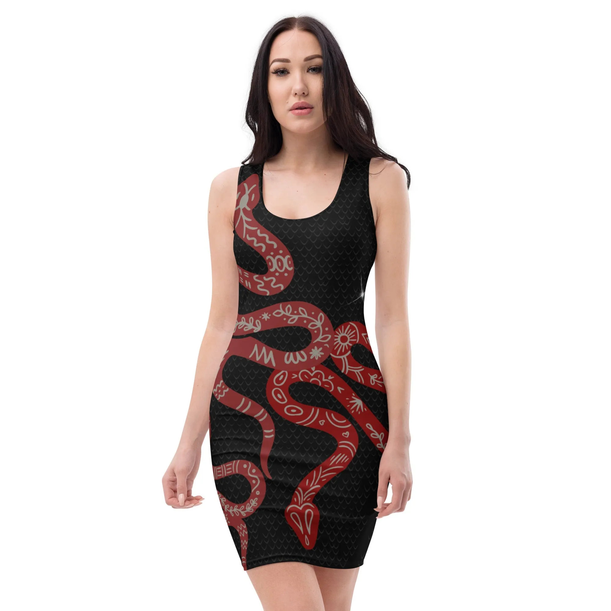 Reputation Era Snake Bodycon dress