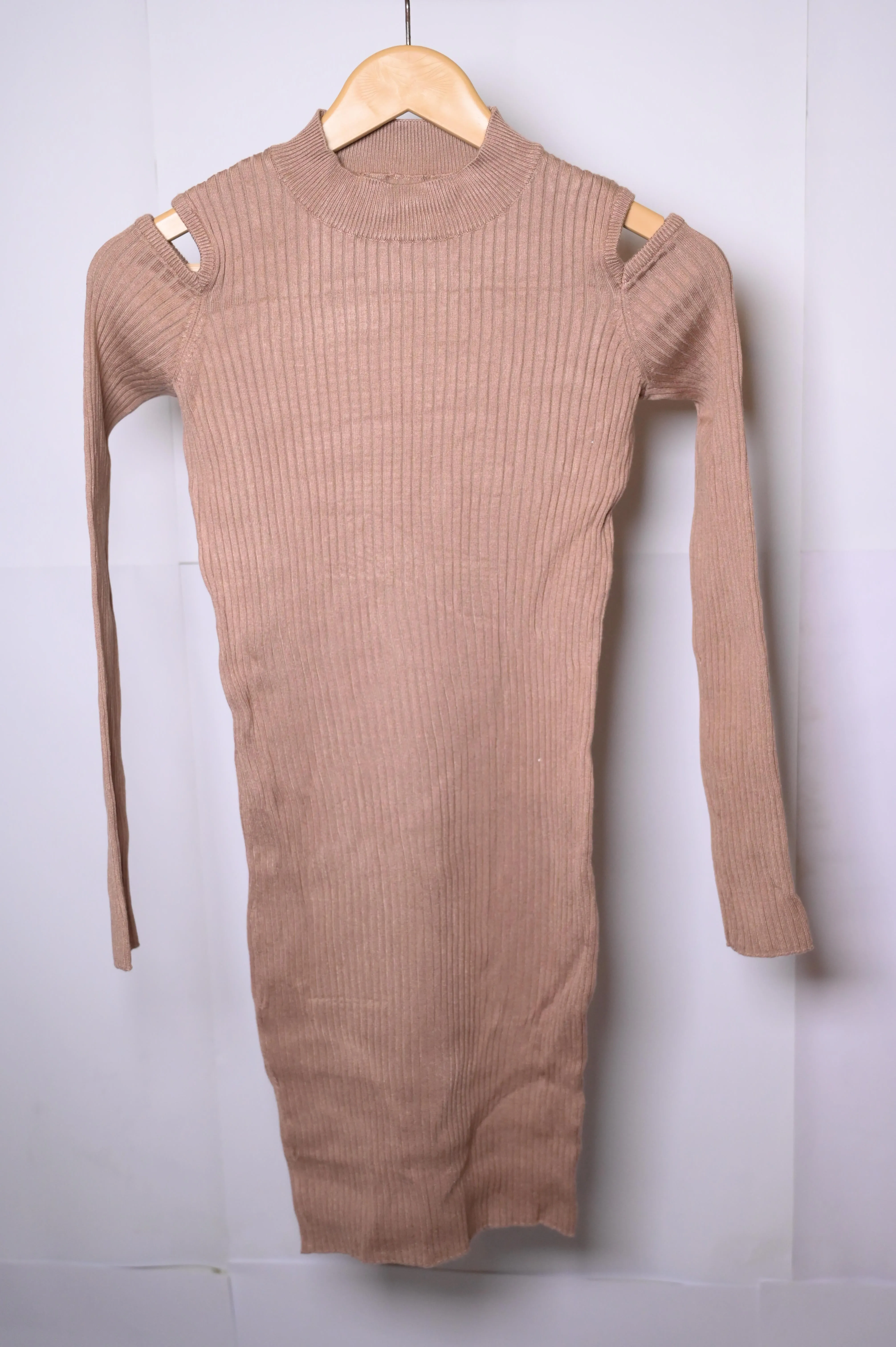 River Island Brown Bodycon Dress - Small