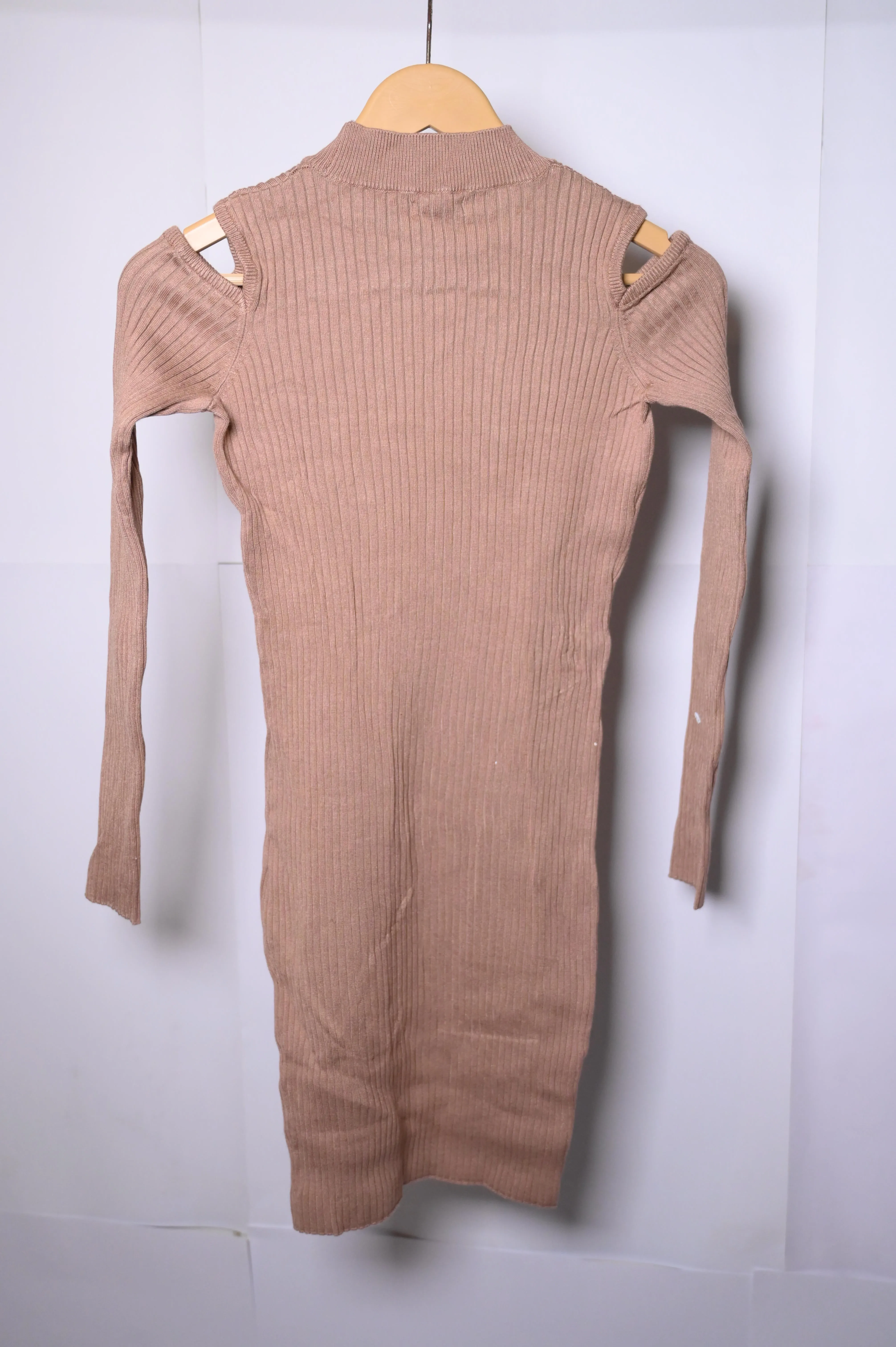 River Island Brown Bodycon Dress - Small