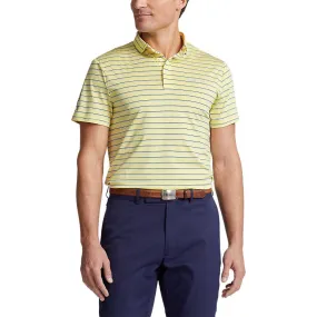 RLX Ralph Lauren YD Stripe Lightweight Airflow Polo - Bristol Yellow Multi