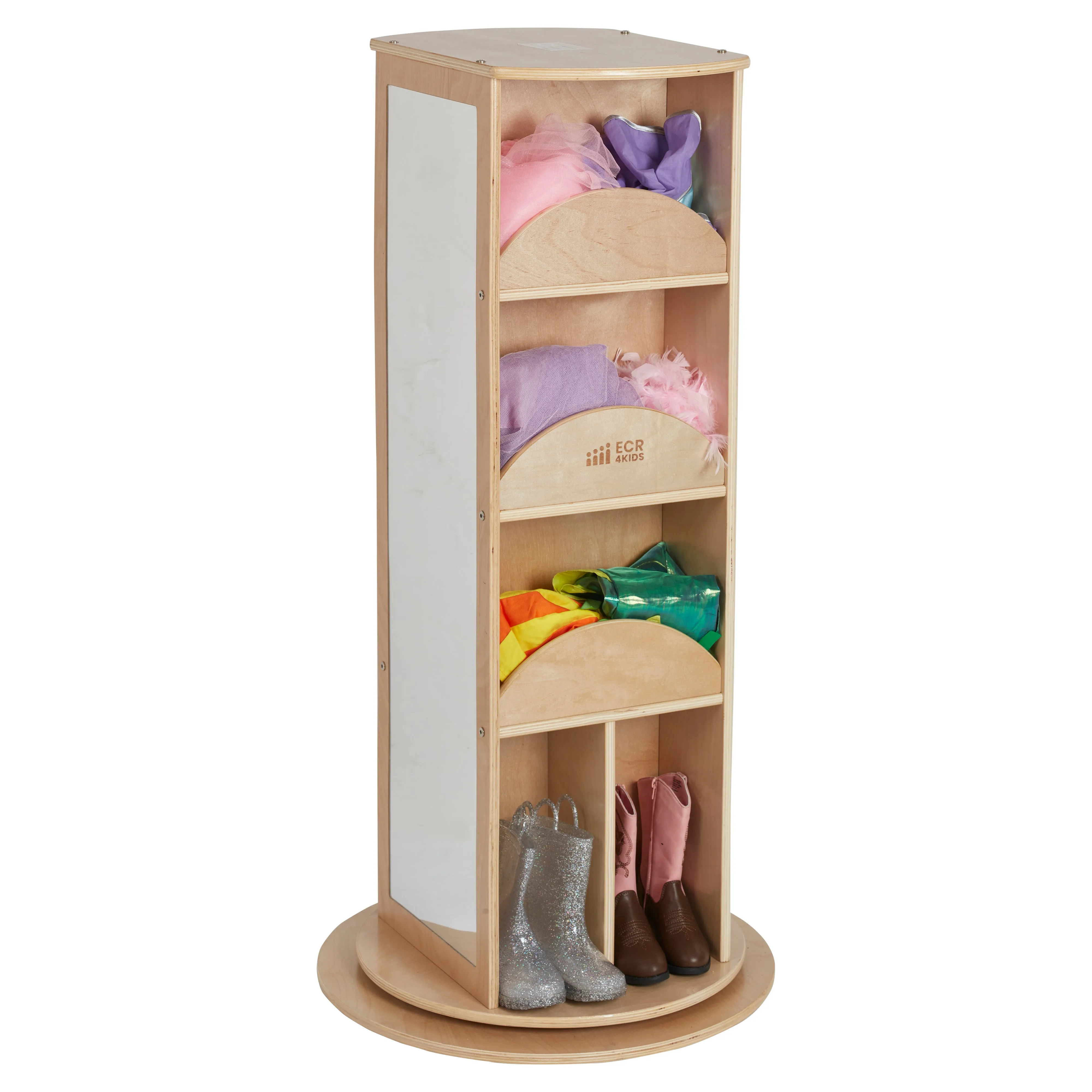 Rotating Dress-Up Carousel, Dramatic Play Costume Storage