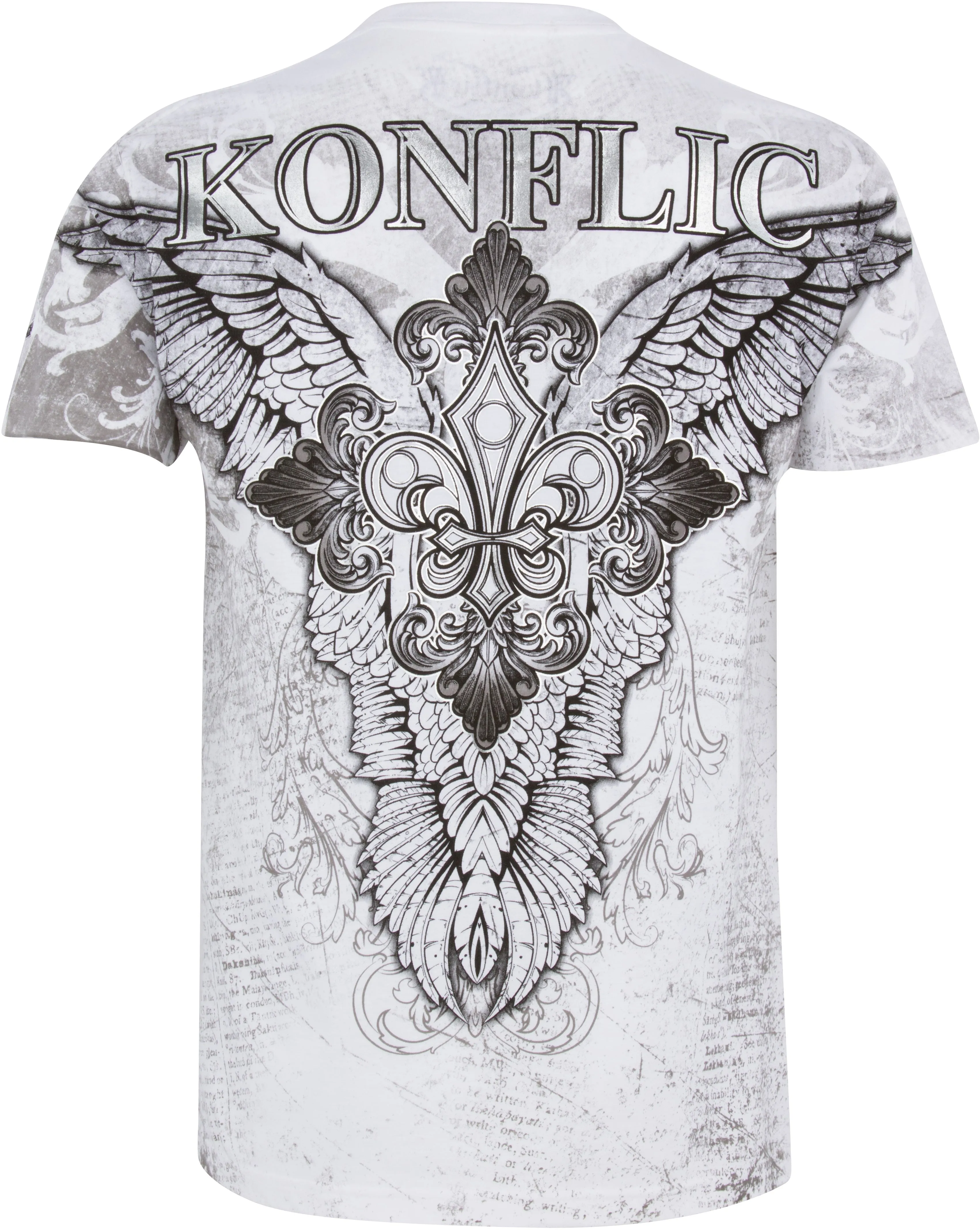 Sakkas Radley Metallic Contrast Wing Mens T-Shirt