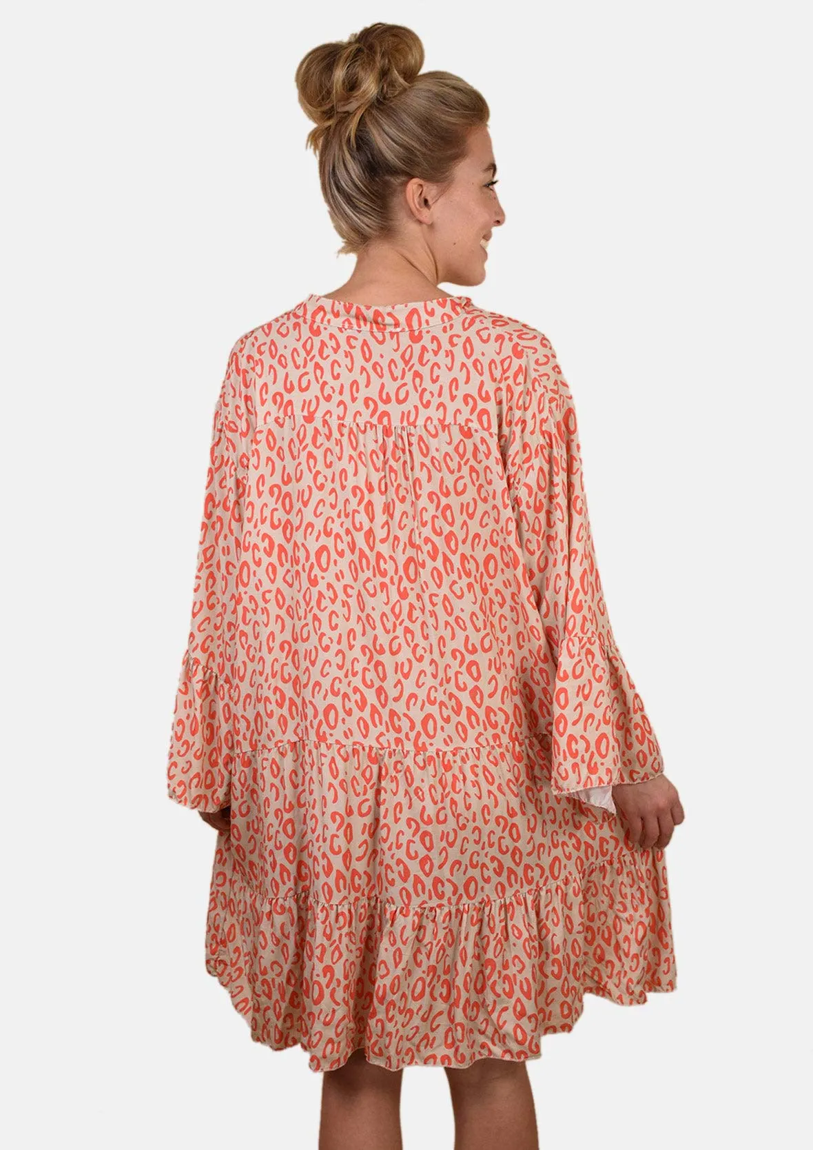 Smock Dress With Ruffle Hem