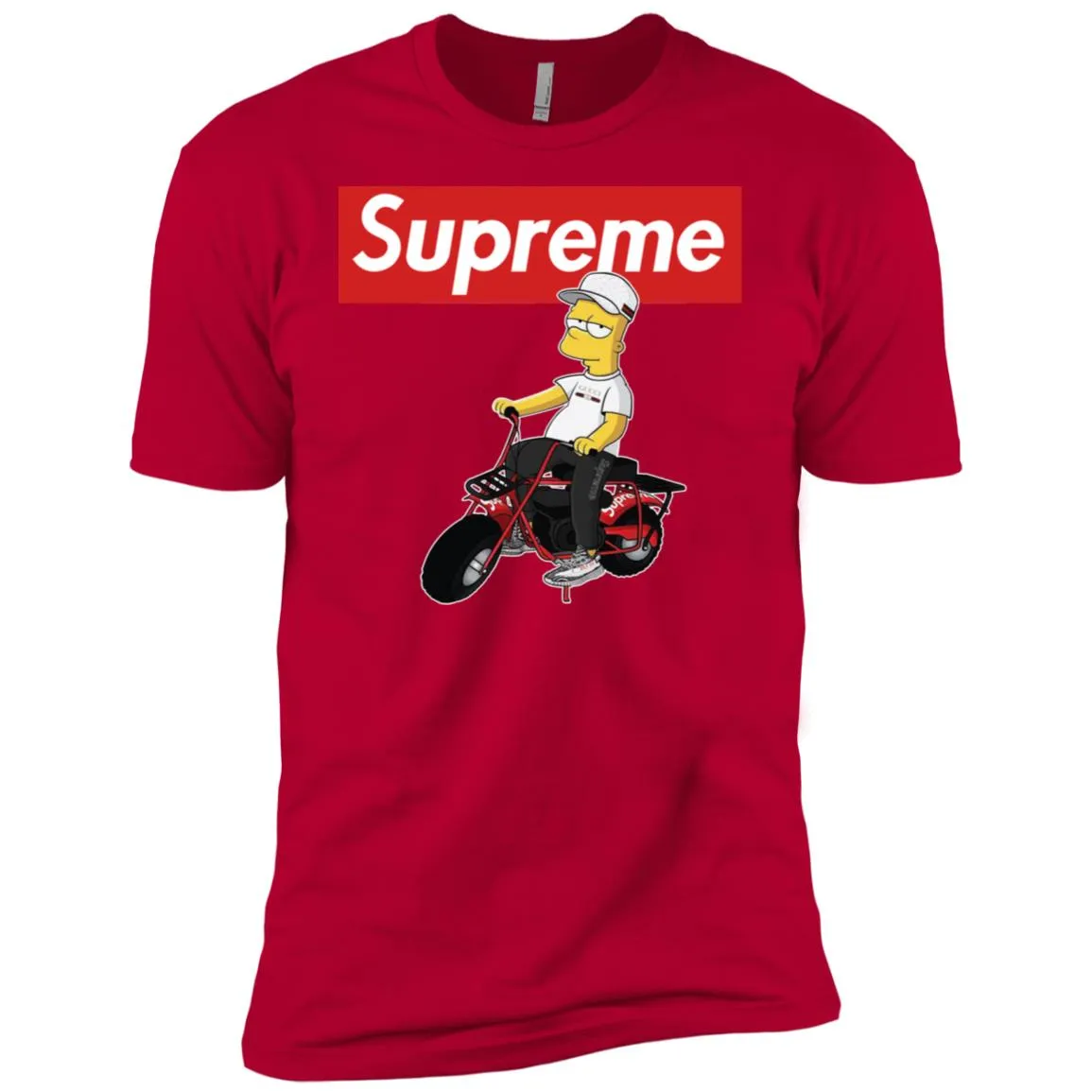 Supreme Car T-shirt Men Short Sleeve T-Shirt