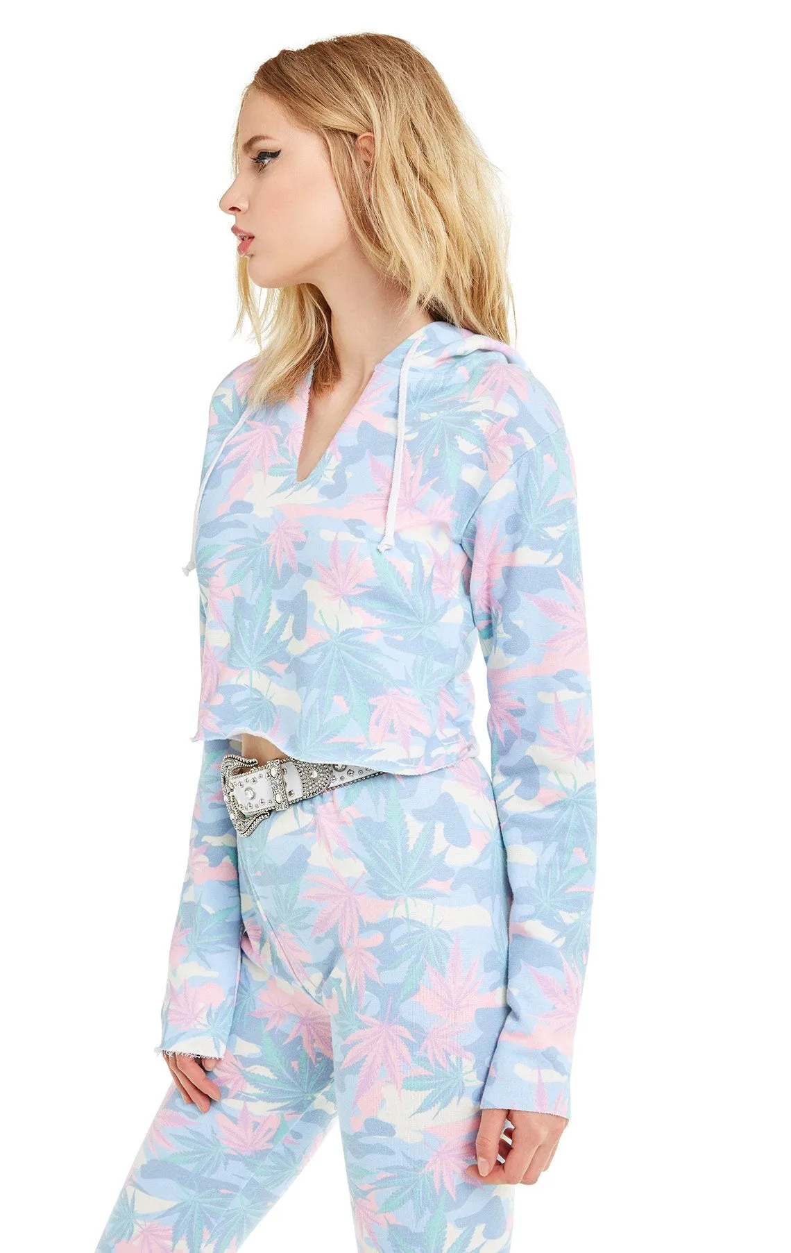 Sweet Leaf Camo Ray Hoodie