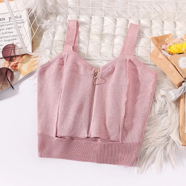 TEEK - Diary Crop Sweater Tank