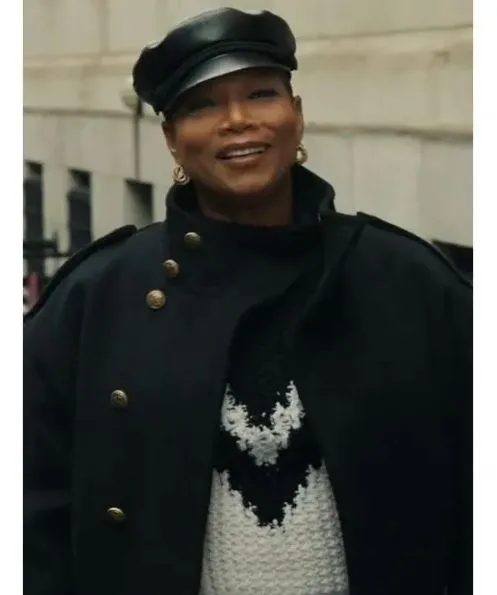 The Equalizer Robyn McCall Queen Latifah Black Button Up Jacket