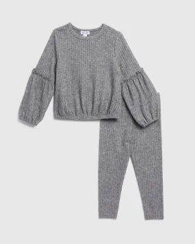 Toddler Girls Rib Knit Legging Set