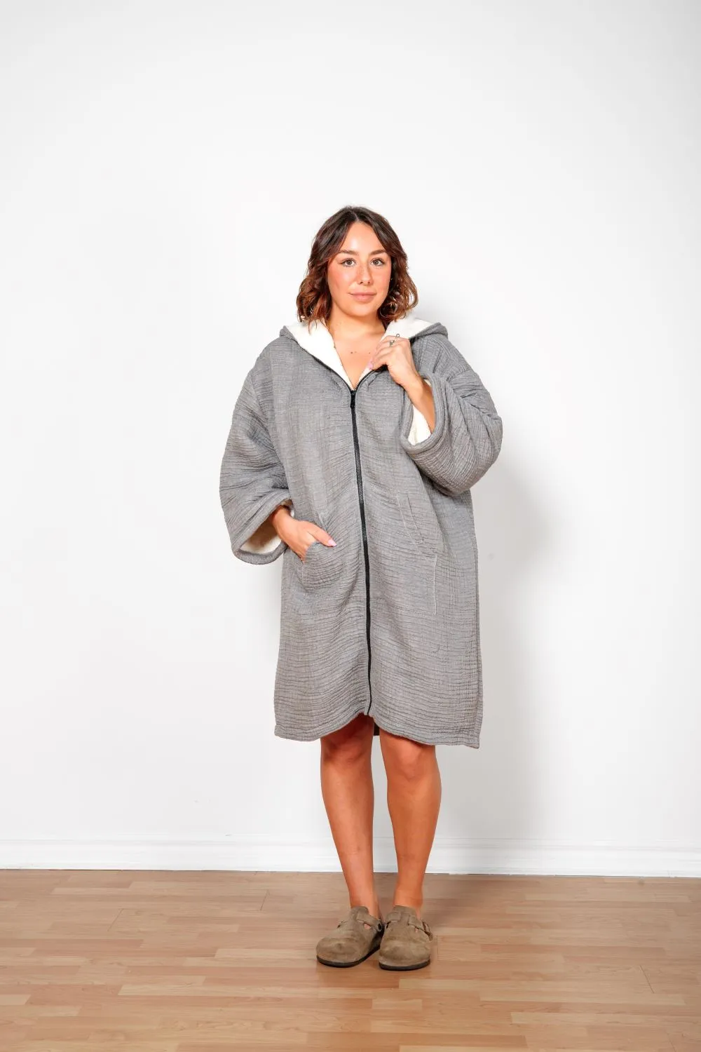 Tofino Towel Polar Fleece Zip Poncho