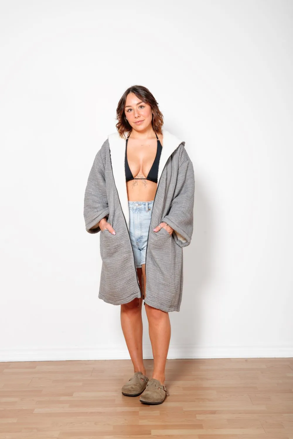 Tofino Towel Polar Fleece Zip Poncho