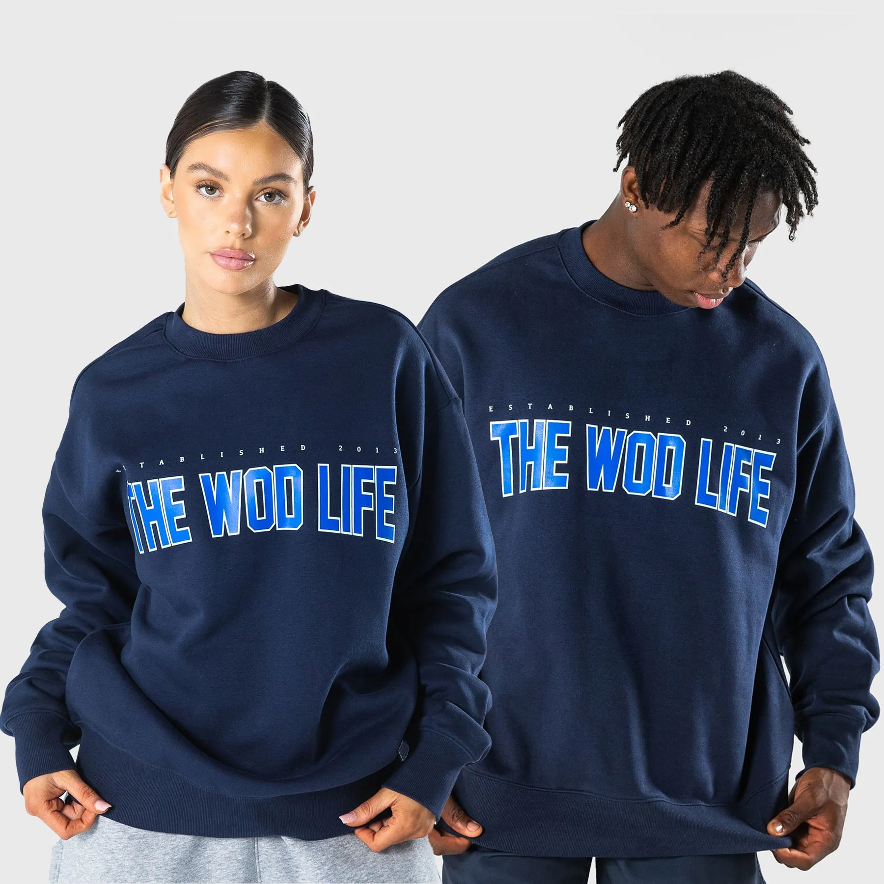 TWL - SUMMIT OVERSIZED CREW - VARSITY/NAVY