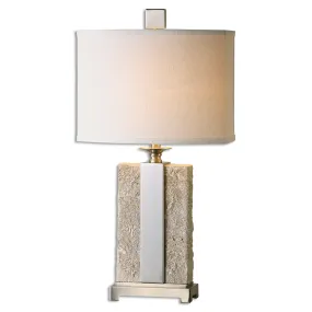 Uttermost Bonea Stone Ivory Table Lamp