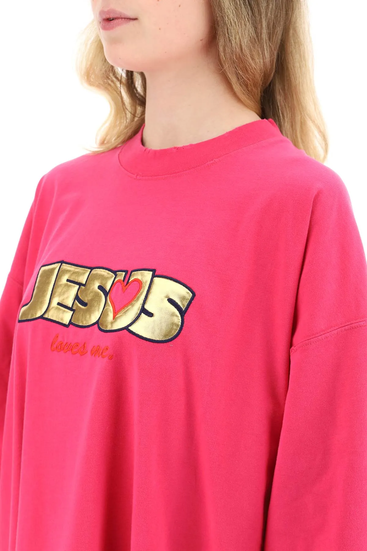 Vetements 'jesus loves you' oversized t-shirt