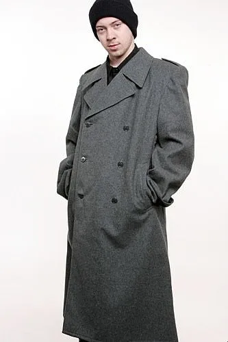 Vintage Swiss Wool Great Coat