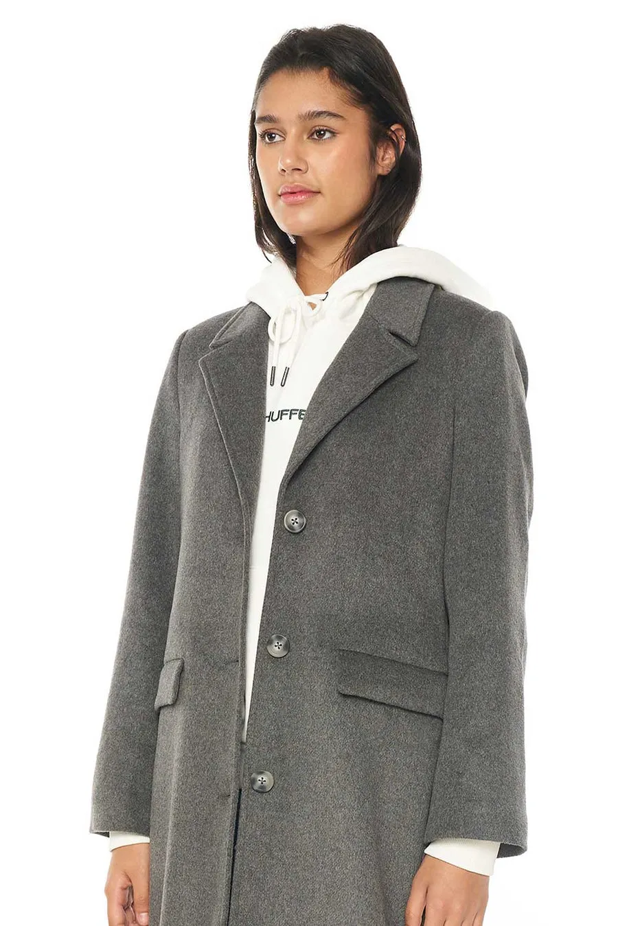 Wolf Granite Longline Coat