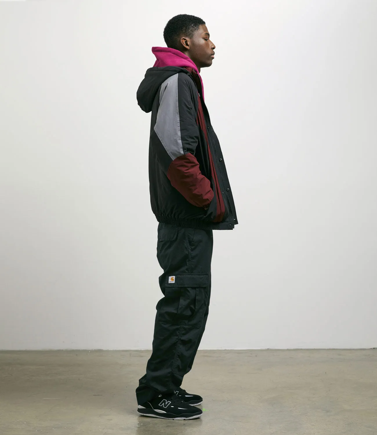 Yardsale Genesis Jacket - Burgundy / Black / Grey