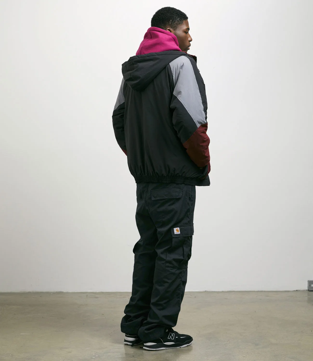 Yardsale Genesis Jacket - Burgundy / Black / Grey