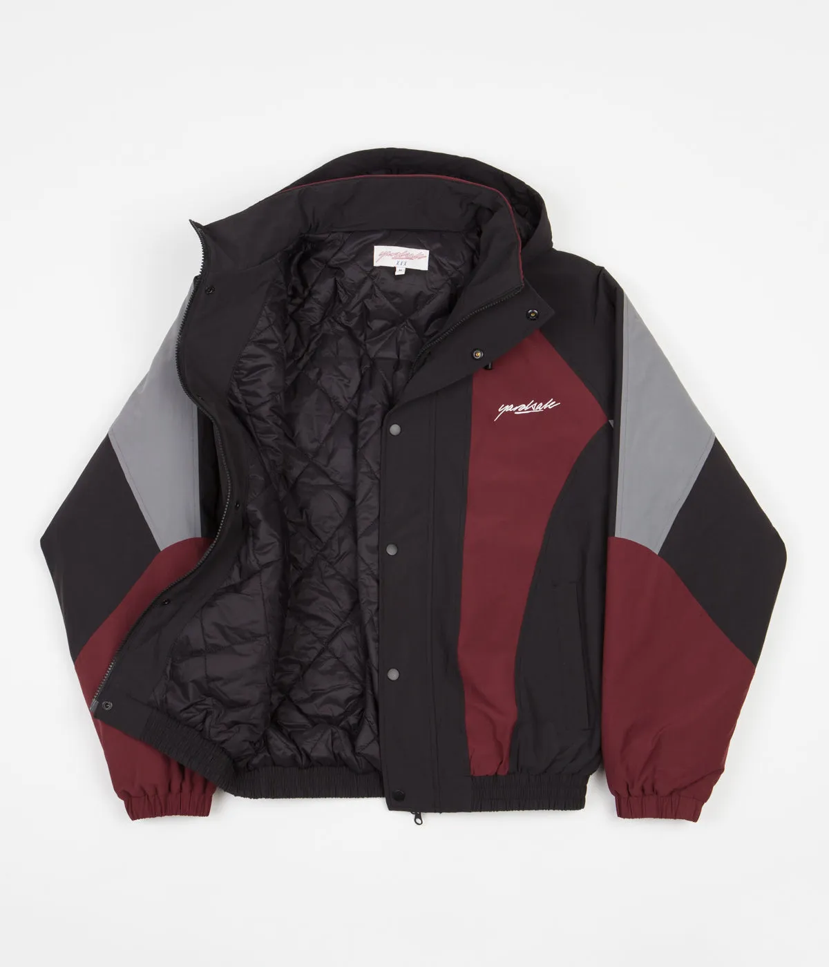 Yardsale Genesis Jacket - Burgundy / Black / Grey