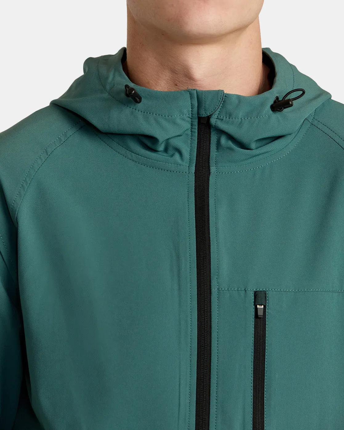 Yogger Zip-Up Hooded Jacket II - Pine Grey