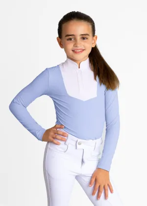 YR Sienna Long Sleeve Show Shirt (Iris Blue)